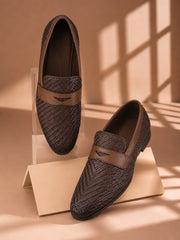 Pelle Albero Men Brown Formal Mocassin