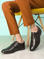 Pelle Albero Men Brown Colour Leather Derby Shoes