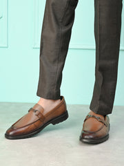Pelle Albero Men Brown Colour Leather Mocassin Shoes