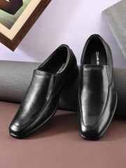 Pelle Albero Men's Formal Comfortable Leather Black Mocassins