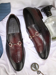 Pelle Albero Men Designer Cherry Moccasin