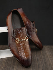 Pelle Albero Men Designer Tan Moccasin