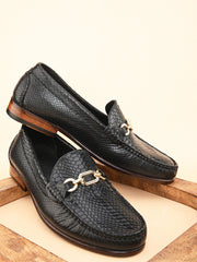 Pelle Albero Men Designer Black Moccasin