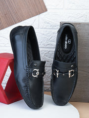 PELLE ALBERO Men's Navy Slip On Casual Loafer