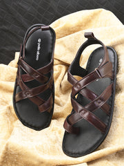 Pelle Albero's Men Cherry Leather Sandals