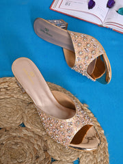 Pelle Albero Sultan Block Healed Sandals for Women