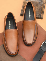 Pelle Albero Tan Loafer for Men