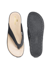 Pelle Albero Black Womens Black Platform Heel Slippers