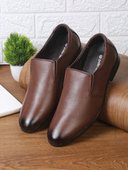 Pelle Albero Brown Mens Genuine Leather Formal Shoes