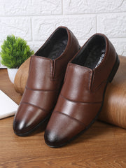 Pelle Albero Brown Mens Genuine Leather Formal Shoes