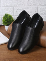 Pelle Albero Black Mens Genuine Leather Formal Shoes
