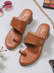 Pelle Albero Tan Women Sandals