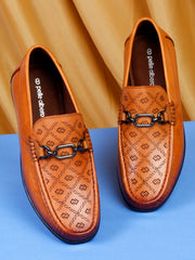 Pelle Albero Tan Loafers for Men