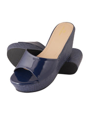 Pelle Albero Blue womens Slippers