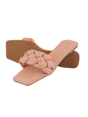 Pelle Albero Pink Casual Slip-On Slide For Girl's/Women