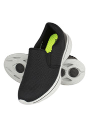 Pelle Albero Mens Black Comfortable Sports Shoes