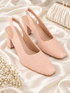 Pelle Albero Women Slingback Heel PINK Sandals