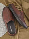 Pelle Albero Men Bordo Colour Leather Casual Mules