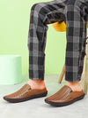 Pelle Albero Men Tan Colour Leather Casual Mules