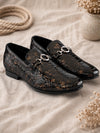 Pelle Albero Men Black Formal Mocassin
