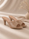 Pelle Albero Women Beige Pencil Heel Sandals