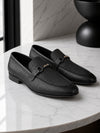 Pelle Albero Men Black Formal Mocassin