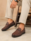 Pelle Albero Men Brown Formal Mocassin