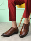 Pelle Albero Men Brown Colour Leather Derby Shoes