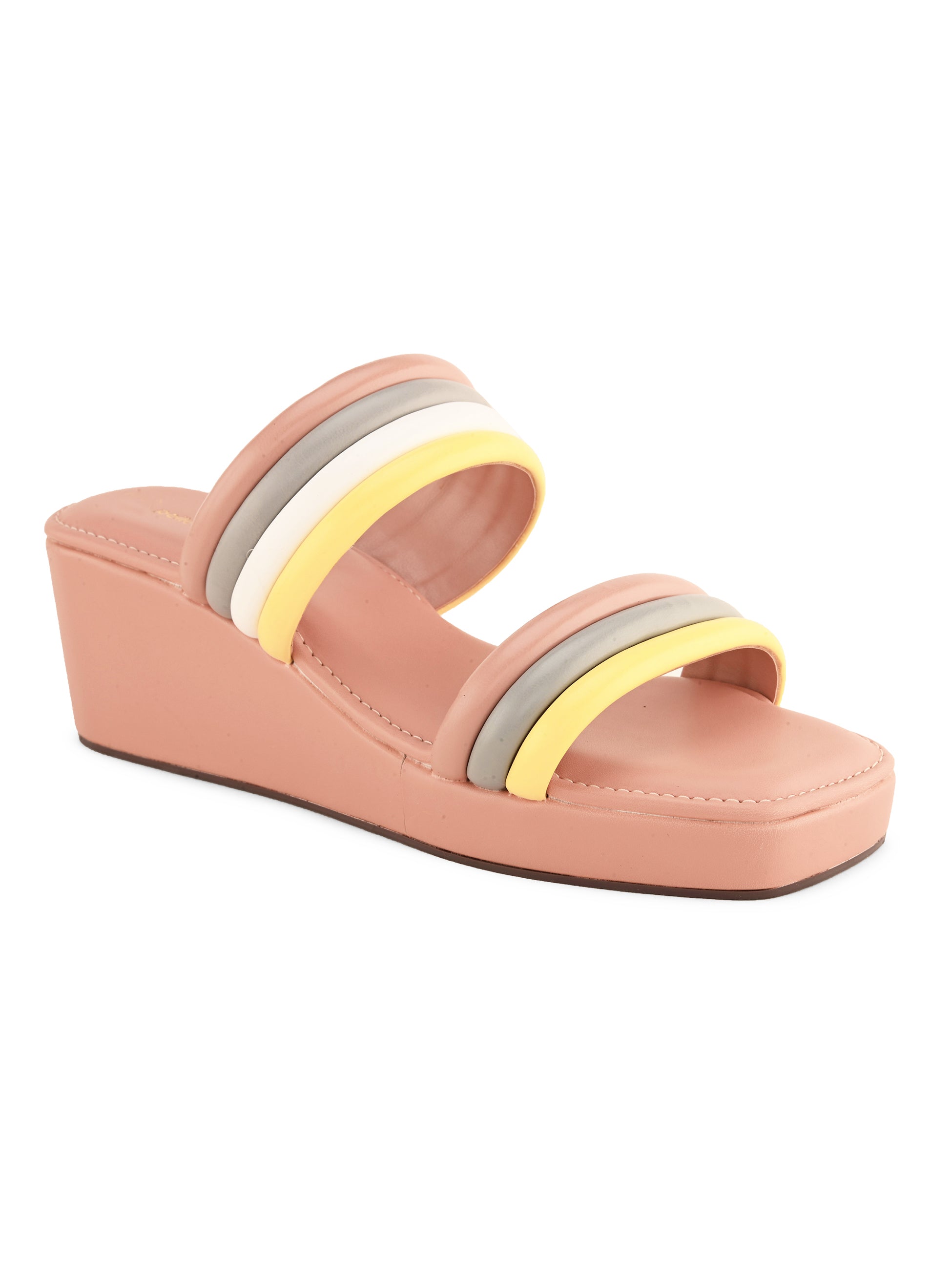 Peach wedge hot sale sandals