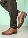 Pelle Albero Men Tan Colour Leather Derby Shoes