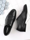 Pelle Albero Men Black Colour Leather Derby Shoes