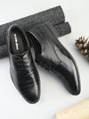 Pelle Albero Men Black Colour Leather Derby Shoes