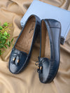 Pelle Albero Women Leather Blue Colour Flat Loafers