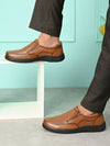 Pelle Albero Men Tan Colour Leather Mocassin Shoes