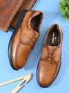 Pelle Albero Lightweight Comfort Formal Tan Derby Shoe