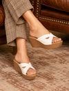 Pelle Albero Women Wedge Heel White Sandals