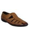 Pelle Albero Men Tan Leather Formal Slip-On Shoes