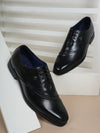 Pelle Albero Designer Formal Leather Black Derby