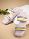Pelle Ablero Lilac Wedge Sandals for Women
