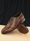 Pelle Albero Tan Designer Brogue Shoe