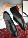 Pelle Albero Designer Black Single Leather Derby