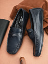 PELLE ALBERO Men's Navy Slip On Casual Loafer