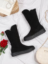 Pelle Albero Black Suede Boots for Women