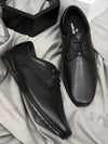 Pelle Albero Black Formal Derby For Men