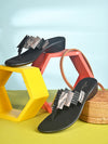 Pelle Albero Women Textured Open Toe Flats