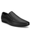Pelle Albero Black Formal Monk Shoes For Men