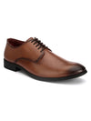 Pelle Albero Tan Formal Monk Shoes For Men