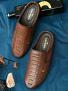 Pelle Albero Tan Casual Mule For Men