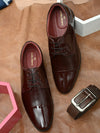 Pelle Albero Cherry Formal Derby For Men