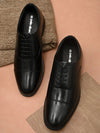 Pelle Albero Black Formal Derby For Men